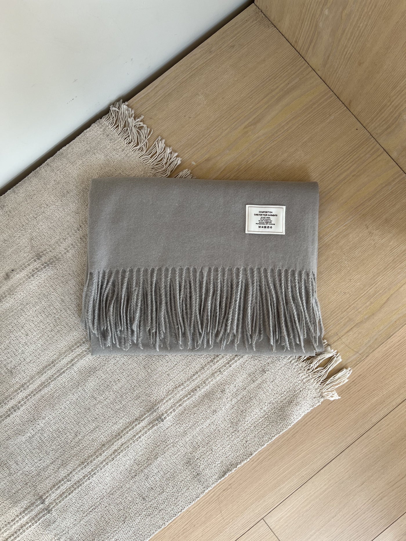 Solid Scarf Tracymade light brown