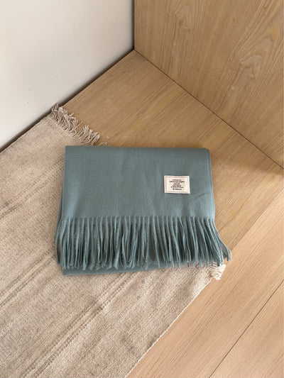Solid Scarf Tracymade lake blue