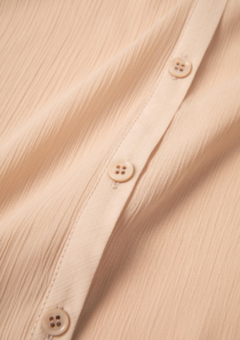 Gentlewoman-style pleated wide-sleeved top Tracymade