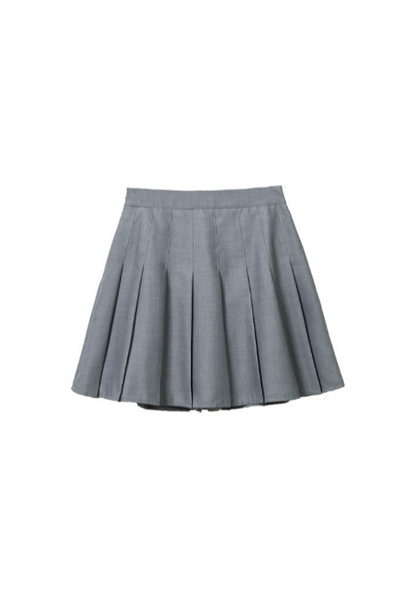 TOP5 The pleated high-waisted girls dress comes with a built-in lining Tracymade 4（S） Light grey