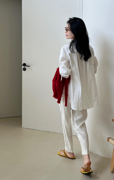 French-style pure cotton shirt Tracymade