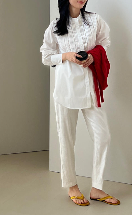 French-style pure cotton shirt Tracymade