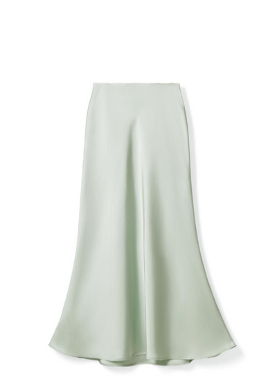 TOP4 Satin lustrous minimalist girls dress Tracymade 4（S） green
