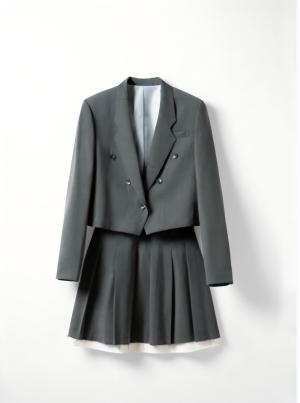 New jacket skirt set for spring Tracymade 4（S） Grey