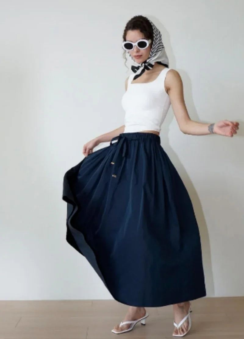 TOP 9 Denim blue corset skirt Tracymade
