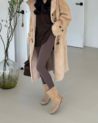 Yoga pants that can be worn as underwear or as outerwear Tracymade 4（S） light brown