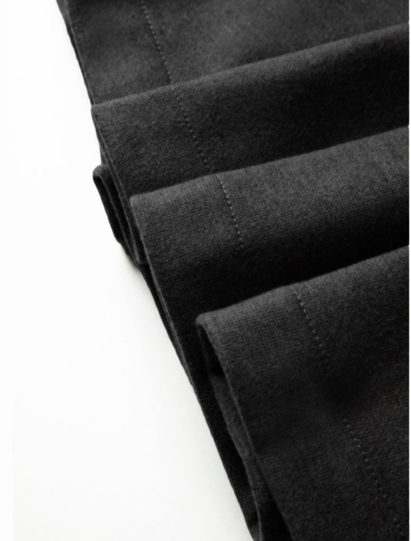Elegant and minimalist high-waisted pleated mid-length skirt Tracymade