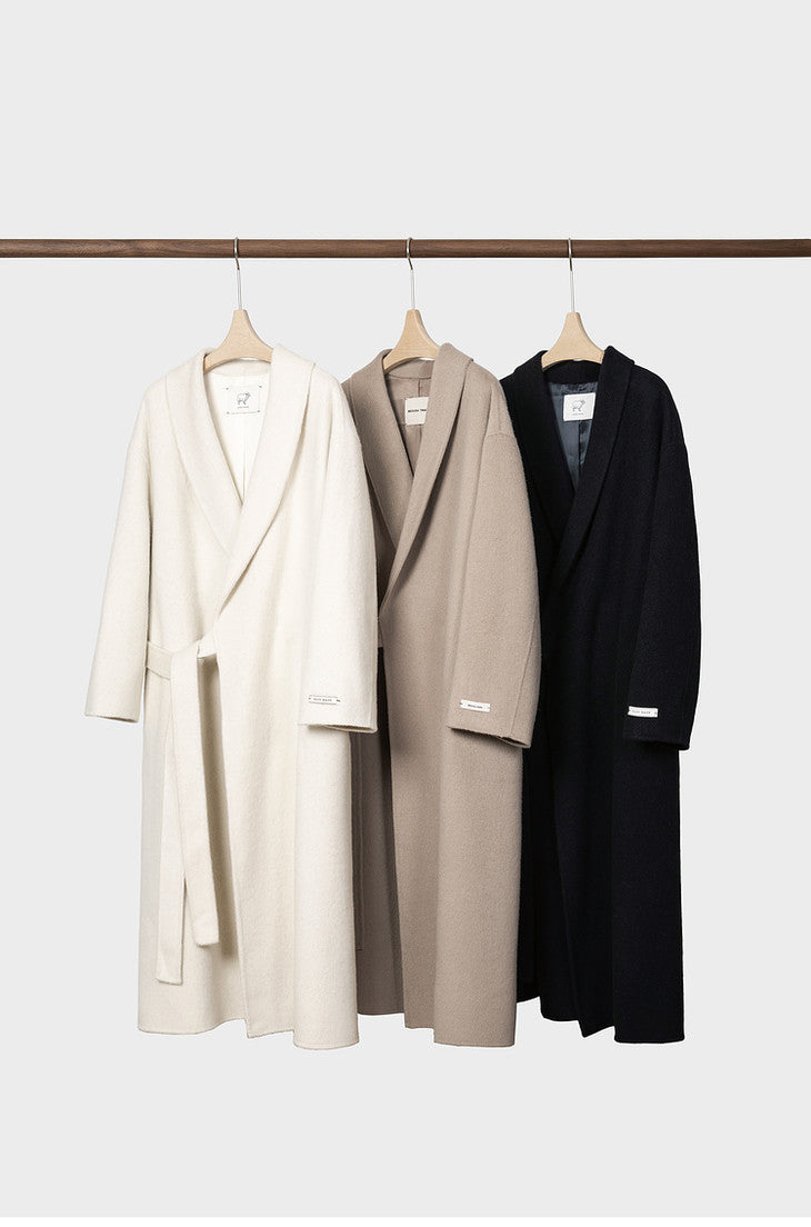 Woolen Coat With Belt for winter Tracymade