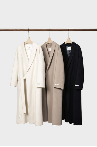 Woolen Coat With Belt for winter Tracymade