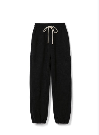 Solid Knotted Trousers Tracymade 4（S） black