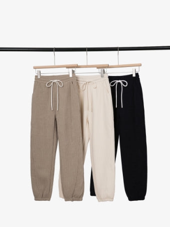 Solid Knotted Trousers Tracymade