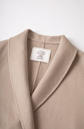 Wool Coat With Belt for winter Tracymade