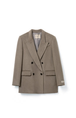 Woolen Furry Blazers Tracymade S Grey