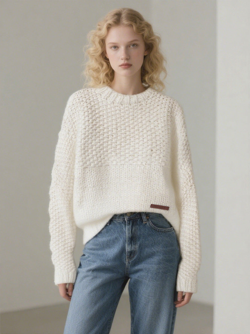 20% wool loose and slimming sweater Tracymade