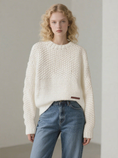 20% wool loose and slimming sweater Tracymade