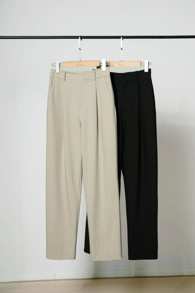 Summer new loose fit straight high waist pants Tracymade