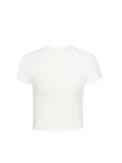 Quick-drying sun-protective stretch T-shirt top Tracymade 4（S） white