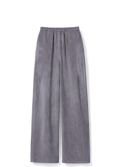 TOP 16 Corduroy casual loose wide-leg pants Tracymade 4（S） Grey