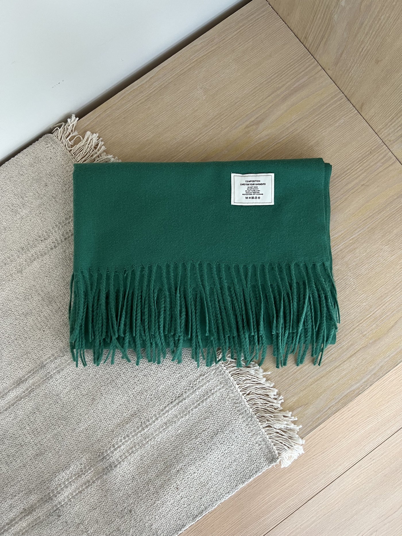 Solid Scarf Tracymade dark green