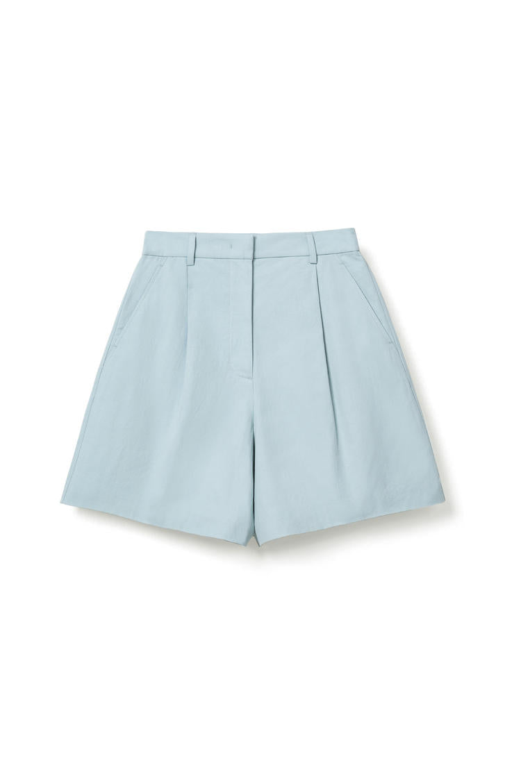 Laid-back, casual and slimming shorts Tracymade 4（S） BLUE