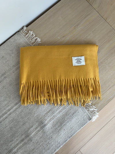 Solid Scarf Tracymade yellow