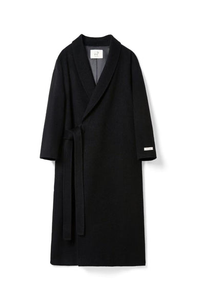 Woolen Coat With Belt for winter Tracymade Free Size black