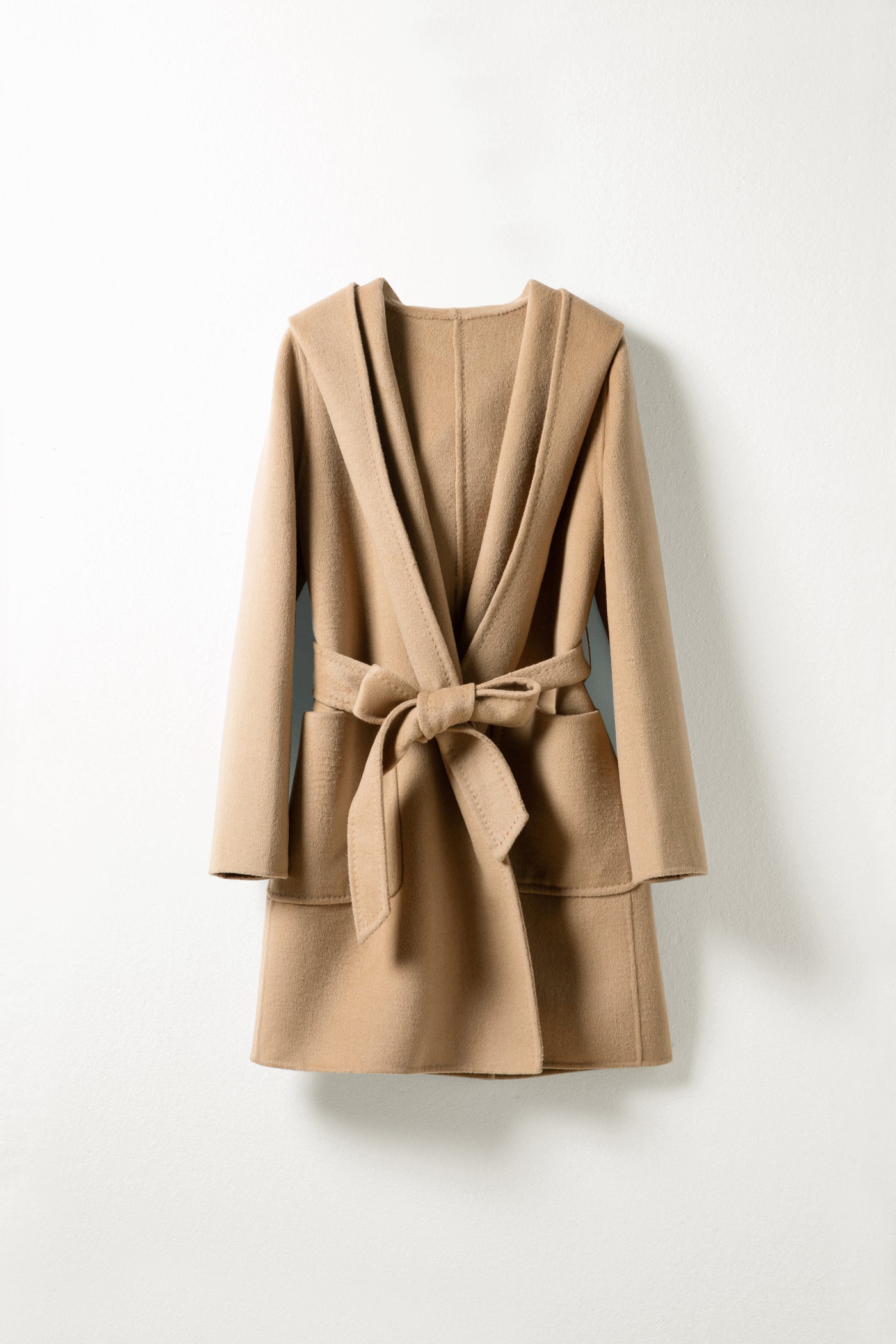 Wool Coat With Belt for winter Tracymade 4（S） khaki