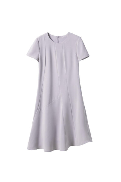 A minimalist and elegant design women dress Tracymade 4（S） The purple