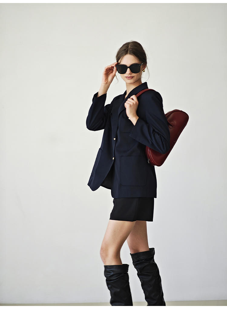60% wool luxurious suit jacket Tracymade