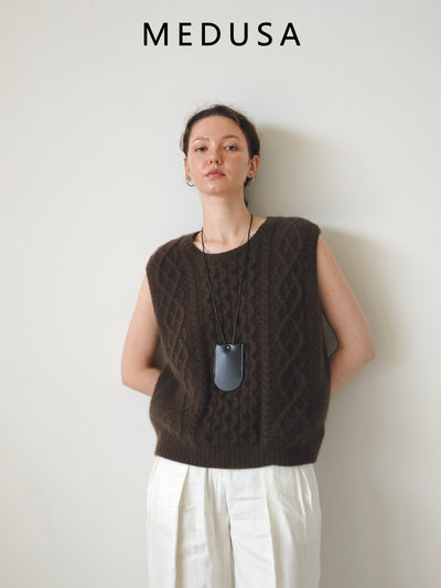 Comfortable and Loose Knitted Jacket Tracymade