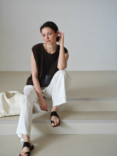 Comfortable and Loose Knitted Jacket Tracymade
