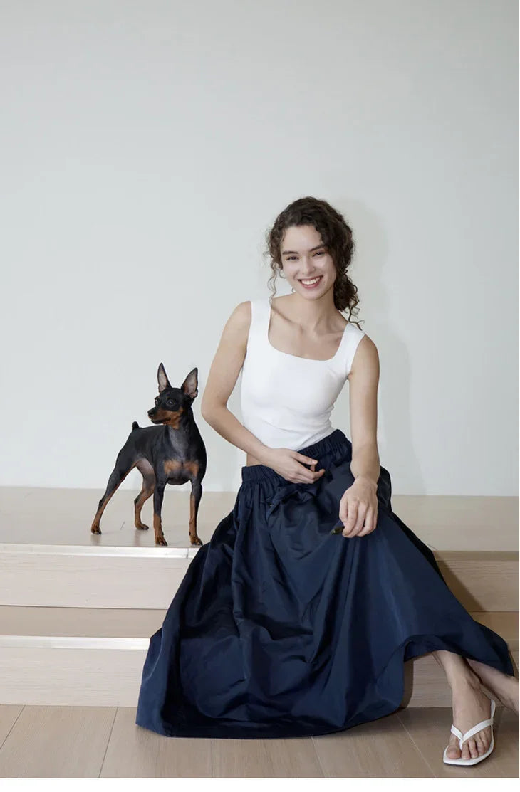 TOP 9 Denim blue corset skirt Tracymade