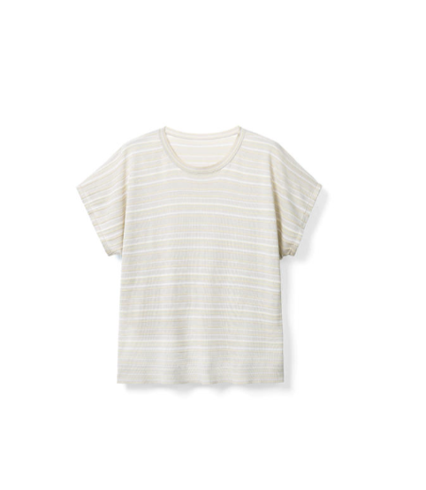 Gentle, laid-back and thin knitted sweater Tracymade 4（S） white
