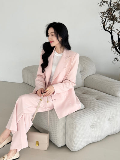 French minimalist and elegant suit set Tracymade