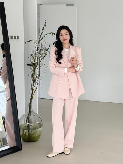 French minimalist and elegant suit set Tracymade