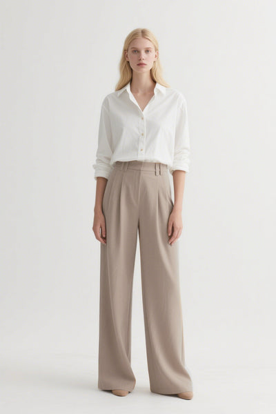 TOP3 Laid-back and casual wide-leg pants Tracymade