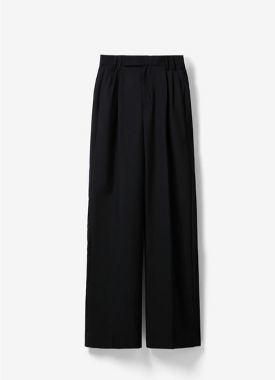 TOP3 Laid-back and casual wide-leg pants Tracymade 4（S） black
