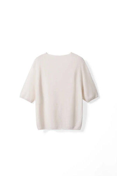 Pure wool | Lazy and loose knit Tracymade Free Size white