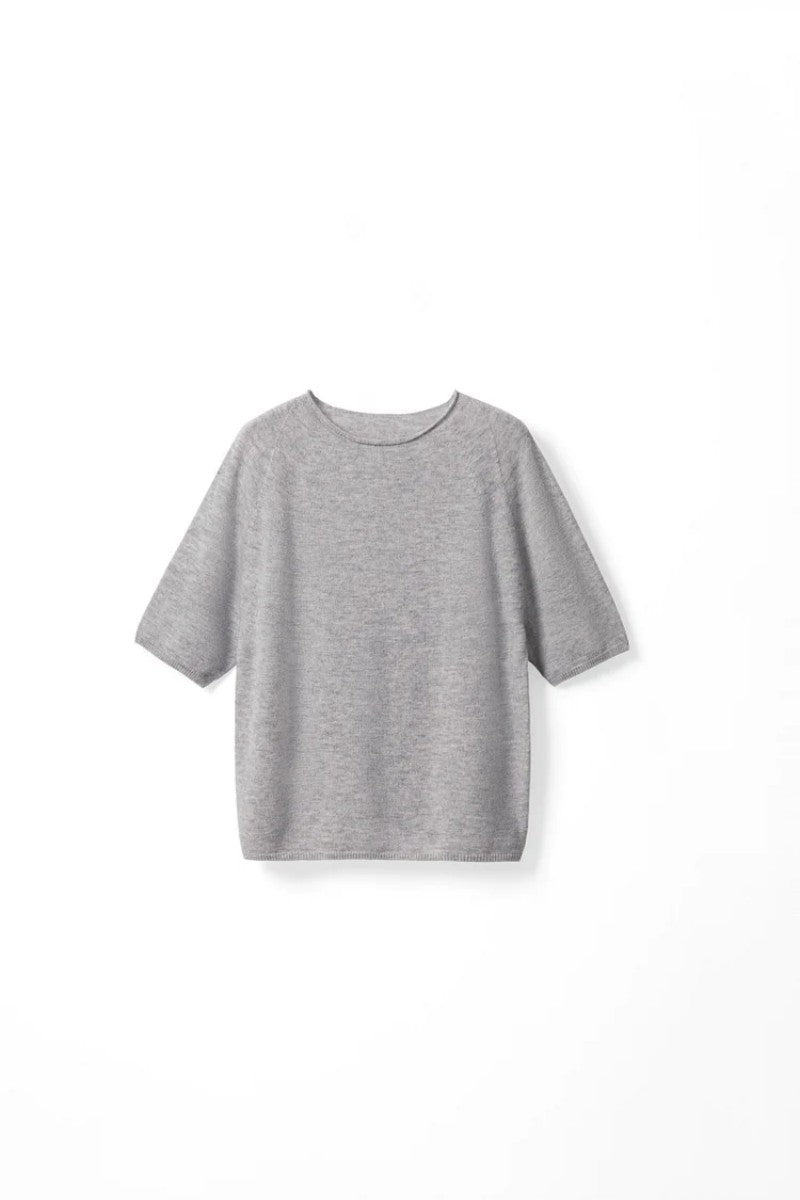 Pure wool | Lazy and loose knit Tracymade Free Size Grey