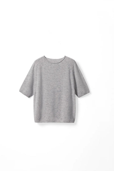 Pure wool | Lazy and loose knit Tracymade Free Size Grey