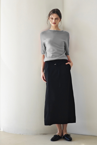Pure wool | Lazy and loose knit Tracymade