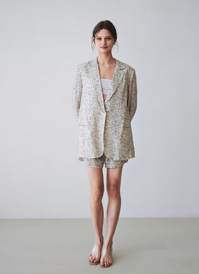 Linen suit jacket (with shorts included) Tracymade