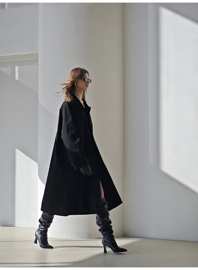 French-style casual cotton trench coat Tracymade