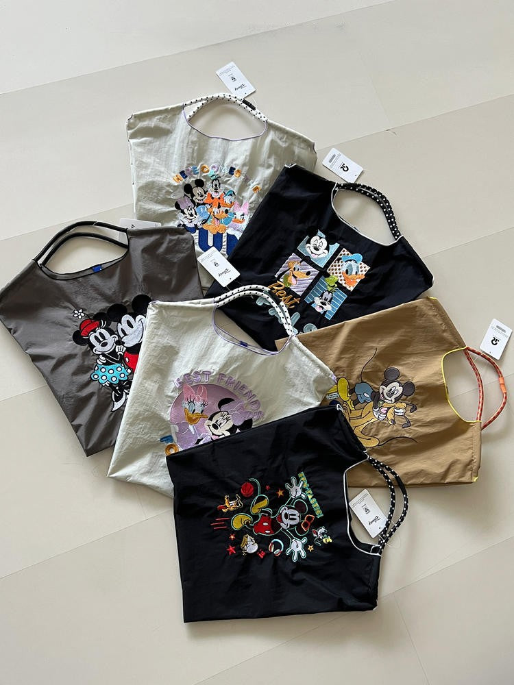 Mickey Minnie Canvas Bag Shoulder Bag Tracymade