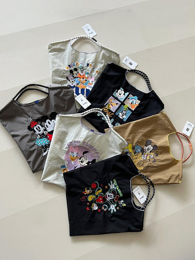 Mickey Minnie Canvas Bag Shoulder Bag Tracymade