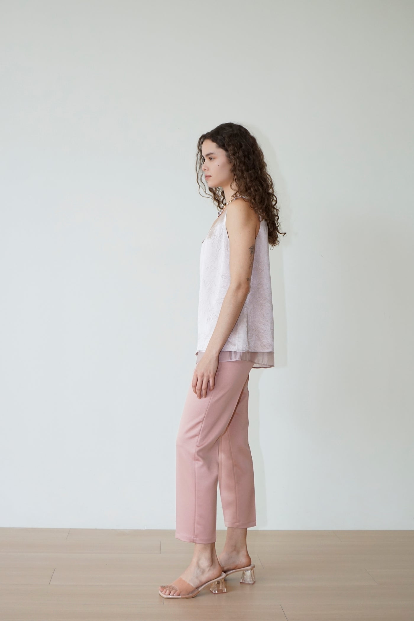 New dazzling drape nine-inch pants Tracymade